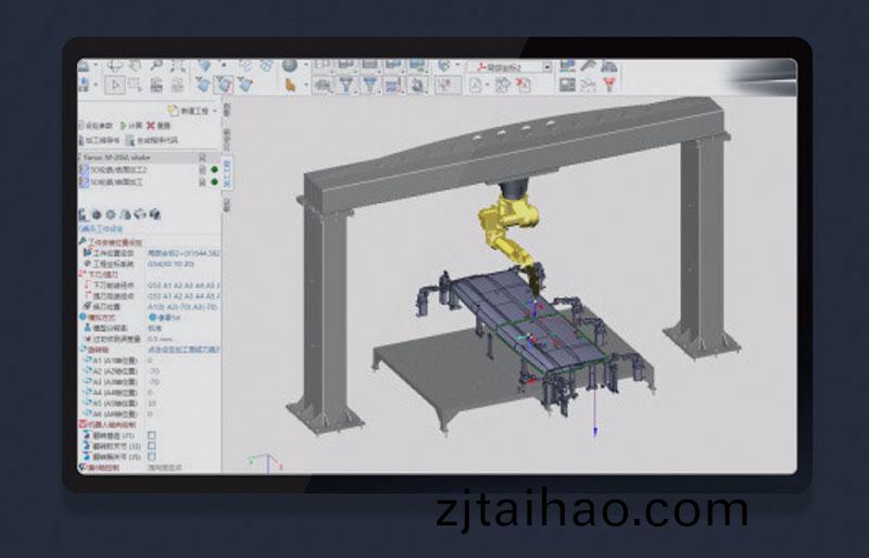 三(san)維機器人激光切割(ge)機,三維激光切割(ge)機(ji),3D激光切割機,離線編程輭件